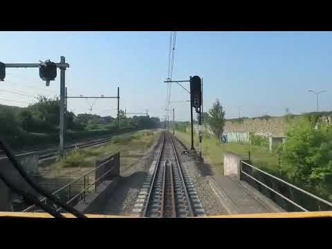 Filmpje vanuit de trein over de aanleg tijdelijk spoor in Vught. (BAM Infra)