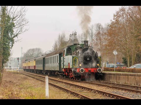 HSIJ stoomloco 57 'Bonne' bij de Miljoenenlijn | HSIJ steam loco 57 at the Miljoenenlijn (NL)