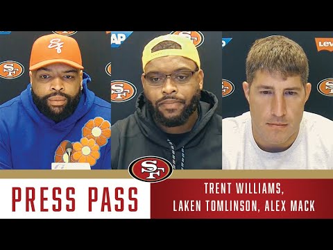 Williams, Tomlinson, Mack Evaluate the O-Line’s Performance in 2021 | 49ers video clip