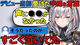 ホロライブに入っ当初は声の「ある特徴」が原因でよく泣いていたと話すノエル団長