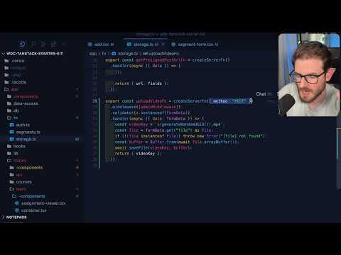 How to upload files in TanStack