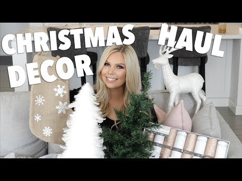 CHRISTMAS DECOR HAUL - ROSE GOLD, WHITE & SILVER THEME! - UChplUdodMCdfZfmTQbRhNWw