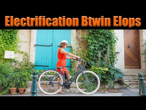 Électrification d'un Btwin Elops   Installation moteur pédalier