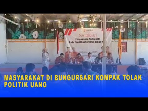 MASYARAKAT DI BUNGURSARI KOMPAK TOLAK POLITIK UANG