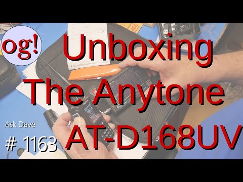 Unboxing the Anytone AT-D-168UV handheld