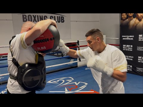 TIM TSZYU LIGHTS UP PADS FOR FUNDORA REMATCH; QUICK HANDS, POWER AND PLACEMENT ON DISPLAY