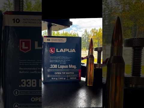 338 Lapua 10 shot group. Factory 300gr ammo.