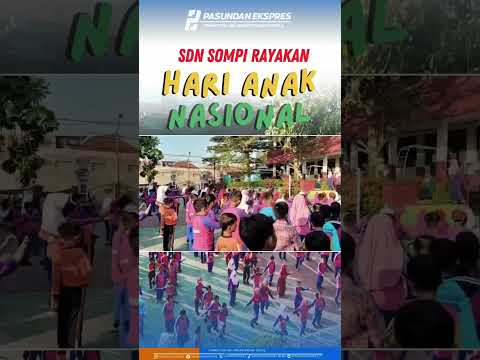 SDN Sompi Rayakan Hari Anak Nasional Bertajuk “Pertemuan Pagi Ceria” #short#subang#harianaknasional