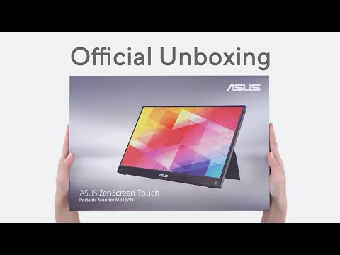 Official Unboxing - ZenScreen Touch MB16AHT