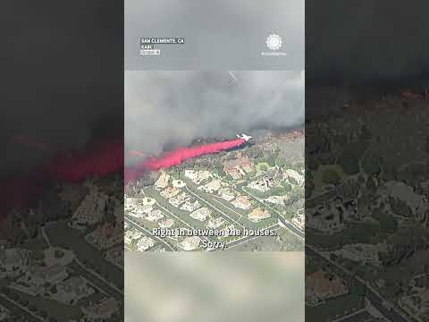 Firefighters Battle California’s Norte Fire With Aerial Drops