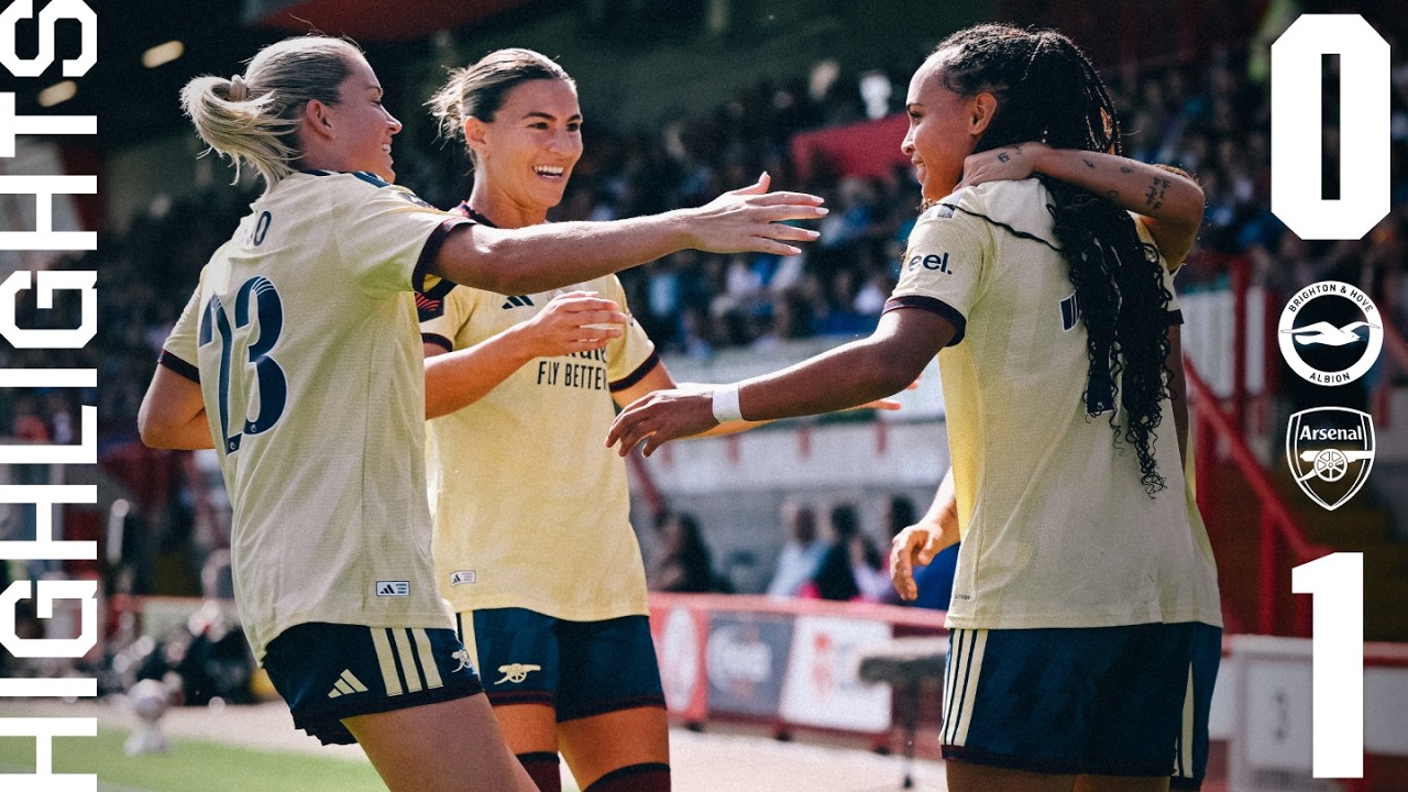 BAUM SCORES WONDERGOAL ON HER DEBUT ⭐️ | HIGHLIGHTS | Brighton vs Arsenal Women (0-1) | WSL