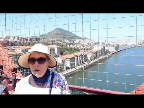 Mari nieves invita a visitar el Puente Colgante de Portugalete desde los más altos.