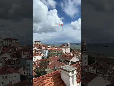 This view? Lisbon. Portugal. One of the most stunning cities in Europe. Save it now🇵🇹 #portugal