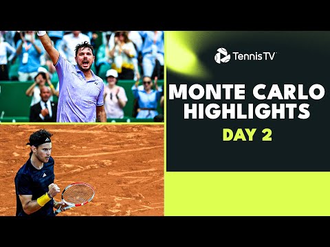 Wawrinka Plays Griekspoor; Thiem, Murray & More Feature | Monte Carlo 2023 Highlights Day 2