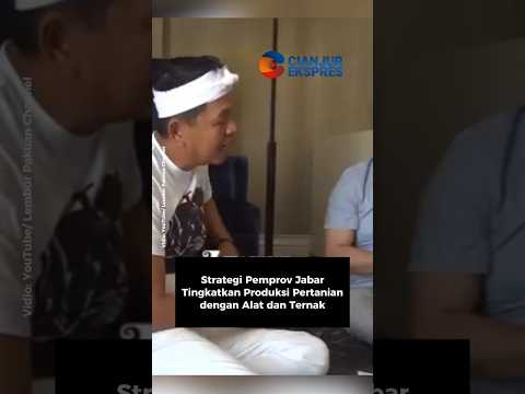 Strategi Pemprov Jabar Tingkatkan Produksi Pertanian dengan Alat dan Ternak #kdm #jabar #tani #short