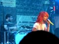 Paramore Ignorance NEW SONG Live @ Savemart Center Fresno 051909