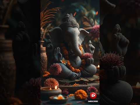 🕉️ Shukh Karta Dukh Harta | Divine Ganesh Aarti | Bhakti_Ocean #youtubeshorts #shorts #ganeshji