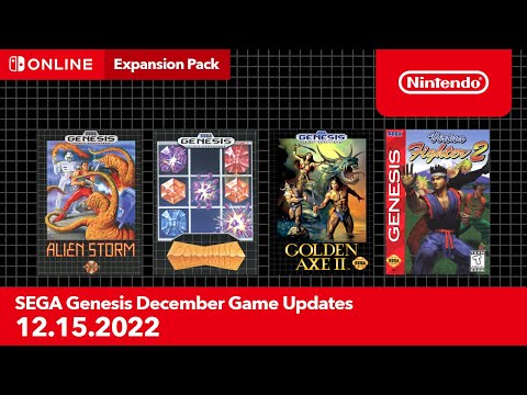 SEGA Genesis – December 2022 Game Updates – Nintendo Switch Online