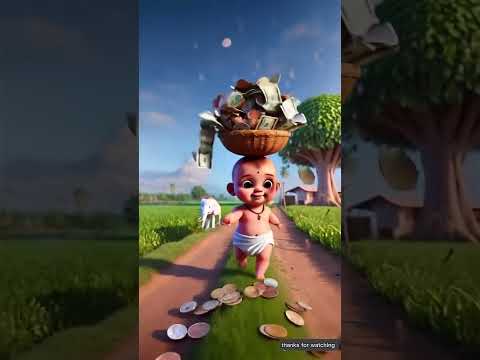 Cute baby plants money tree and...