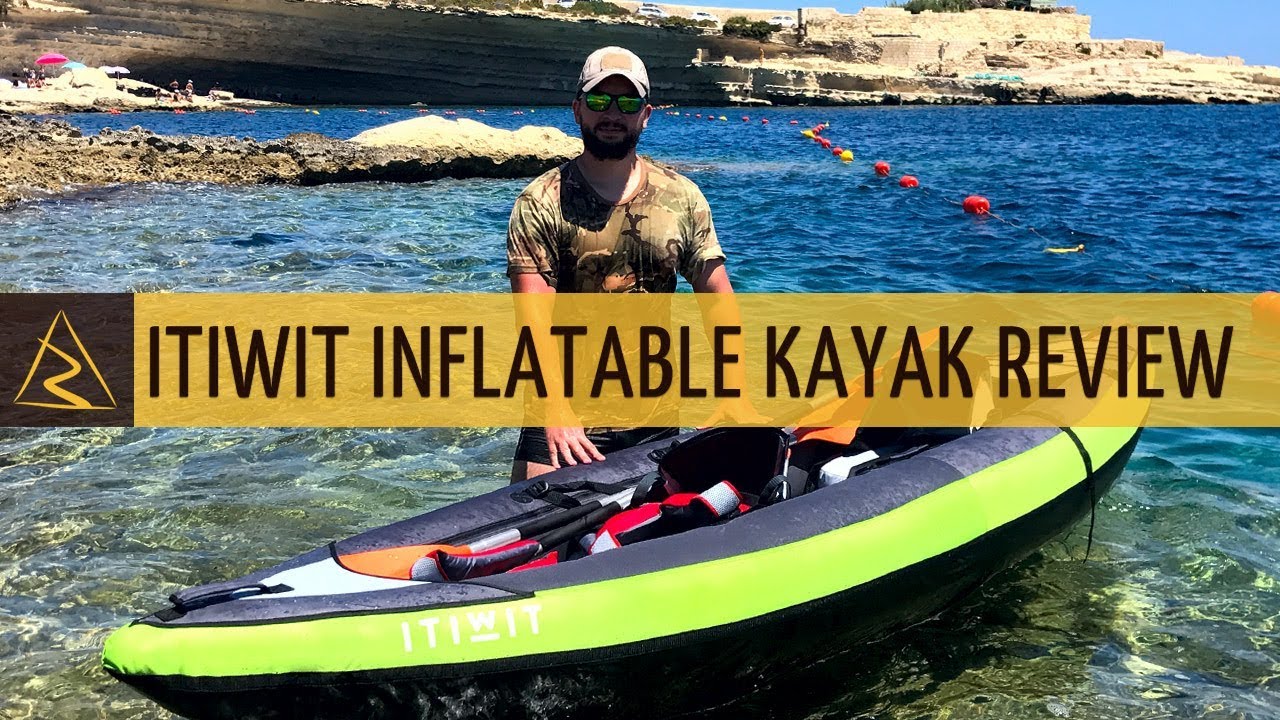 ITIWIT 2 Men Inflatable Kayak Unboxing and Review DECATHLON Racer.lt
