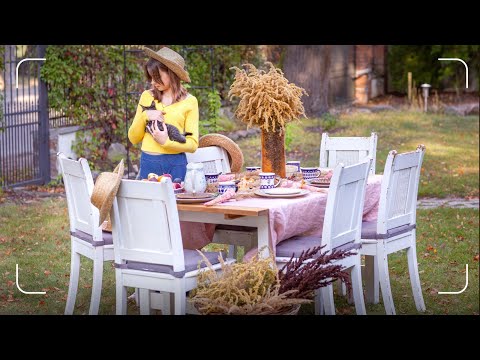 Garden Party na Pożegnanie Lata 🌻🌻🌻 Przyjęcie w stylu Marthy Stewart 🧡🤎
