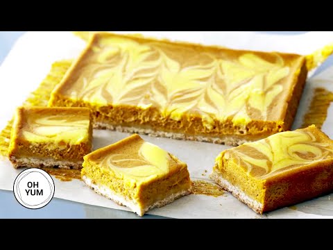 Pumpkin Cheesecake Squares | Oh Yum with Anna Olson - UCr_RedQch0OK-fSKy80C3iQ