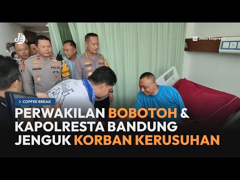 Perwakilan Bobotoh Bersama Kapolresta Bandung Jenguk Korban Kerusuhan - Coffee Break JETV (25/9/24)