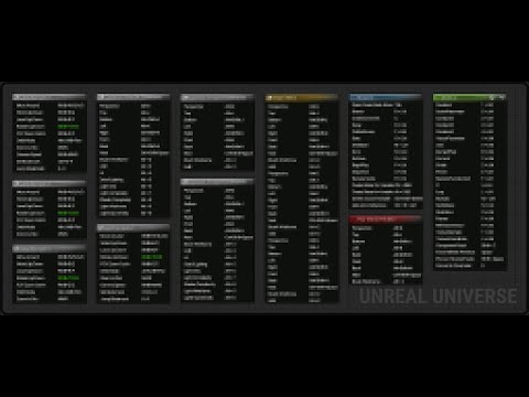 언리얼 엔진 단축키 200가지 소개 및 활용 방법