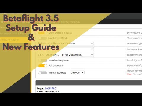 Betaflight 3.5 - Initial Setup Guide - UCMqR4WYZx4SYZJOsM3SWlCg