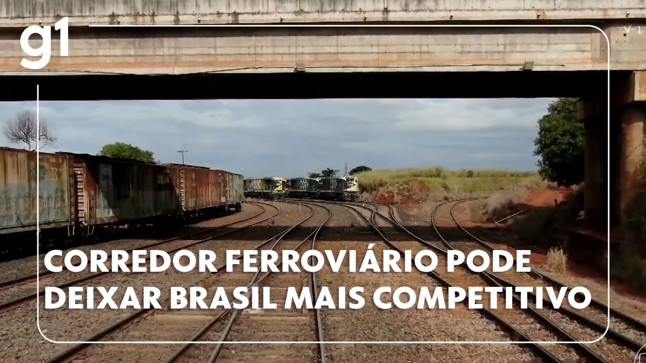 Corredor ferroviário pode aumentar competitividade do Brasil nas exportações