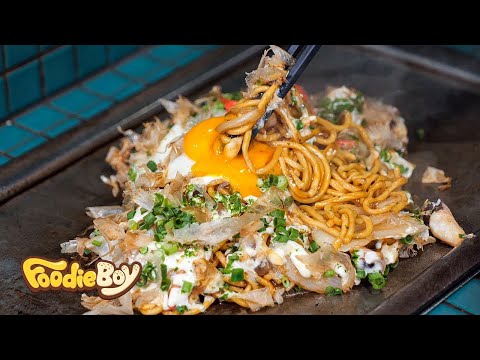 Korean Street Food Stir-fried noodles