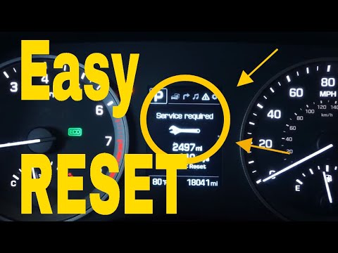 How to reset the service in the Hyundai Tucson? - Hyundai Tucson (MK 3, TL)