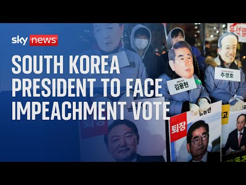 South Korea's ruling party leader calls for suspension of president