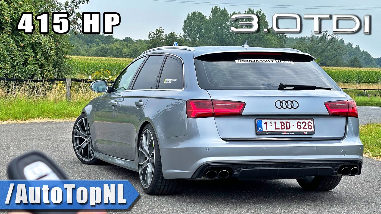 415HP AUDI A6 BiTDI | REVIEW on AUTOBAHN [NO SPEED LIMIT] by AutoTopNL