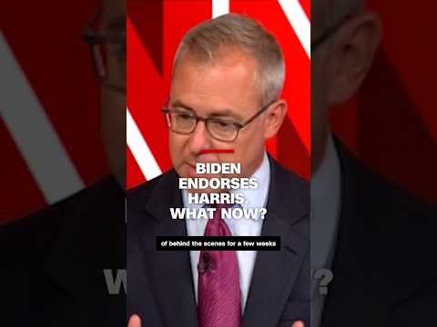 Biden endorses Harris. What now?