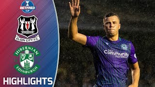 Elgin City 0-2 Hibernian | Hibs Ease Through to Last 16 | Betfred Cup Extended Highlights | SPFL