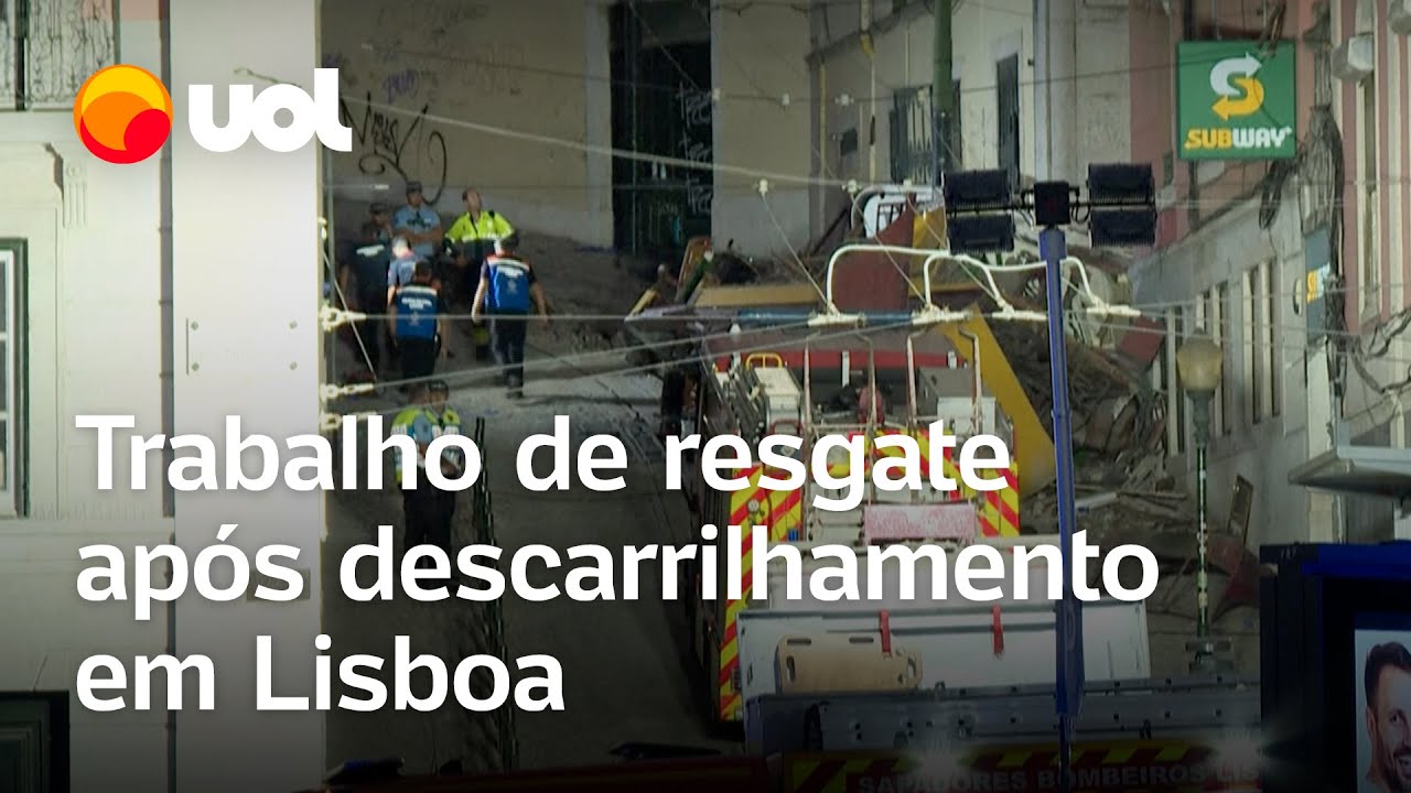 Vídeo mostra trabalho de resgate no local onde Elevador de Glória descarrilhou em Lisboa veja