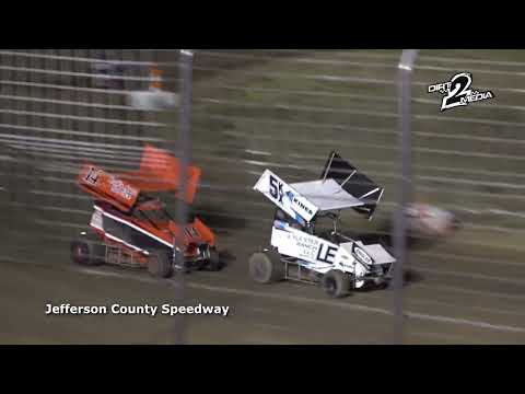 A Class Micro Jefferson County Speedway Aug  18, 2023 - dirt track racing video image