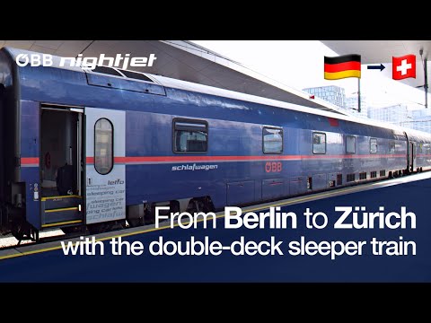 TRAIN TRIP REPORT | ÖBB Nightjet ✨🌘🌃 (SLEEPER CABIN) | Berlin Hbf 🇩🇪 - Zürich HB 🇨🇭