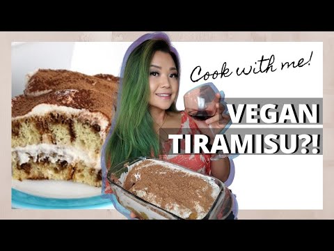 I Tried Making VEGAN TIRAMISU // Cook With Me