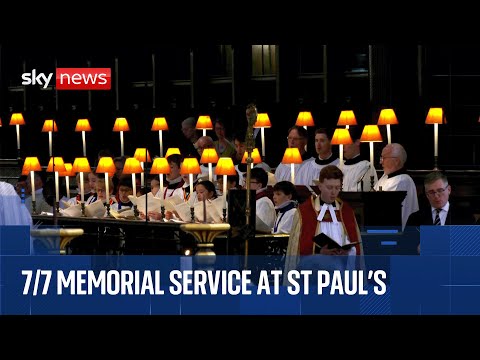 Watch live: 7/7 memorial service at St Paul's Cathedral