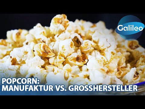 Pilzform vs. Schmetterling: Popcorn aus der Manufaktur vs. vom Großhersteller