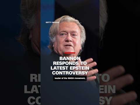 Bannon responds to latest Epstein controversy
