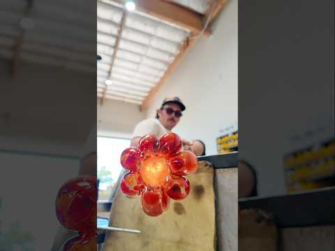 The Most Satisfying Bubble Pop in Glassblowing! #glassblowing #glassart #satisfying