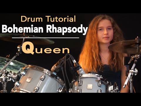How to play Bohemian Rhapsody on drums; tutorial by Sina - UCGn3-2LtsXHgtBIdl2Loozw