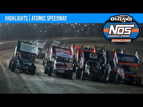 World of Outlaws NOS Energy Drink Sprint Cars Atomic Speedway, May 28, 2022 | HIGHLIGHTS - dirt track racing video image