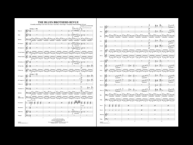 The Blues Brothers – Free Sheet Music
