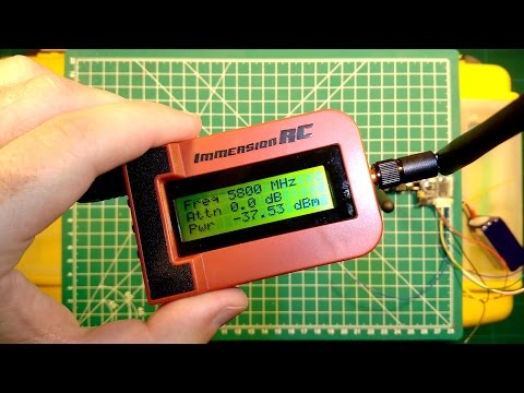 ImmersionRC RF Power Meter: Review & Sample Measurements (VTX & Antennas) - UCqY0jY6oEM3hqf2TGScd16w