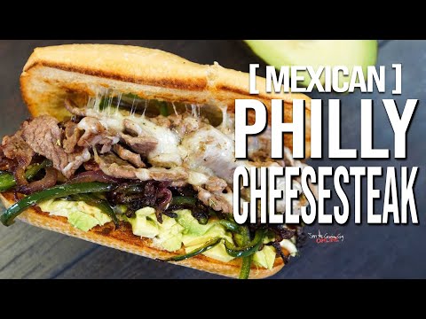 Mexican Philly Cheesesteak | SAM THE COOKING GUY - UCbRj3Tcy1Zoz3rcf83nW5kw