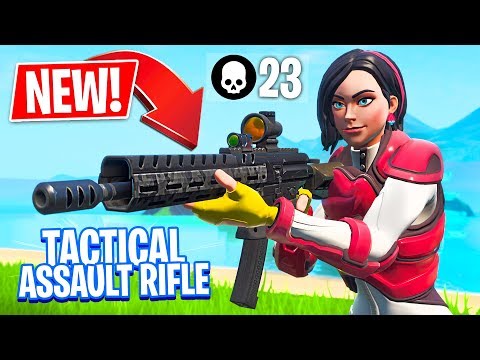 New Tactical Assault Rifle Gameplay! // Pro Fortnite Player // 2,200 Wins (Fortnite Battle Royale) - UC2wKfjlioOCLP4xQMOWNcgg